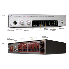 FireWire аудио продукт (PC/Mac) M-AUDIO Pro Fire Lightbridge